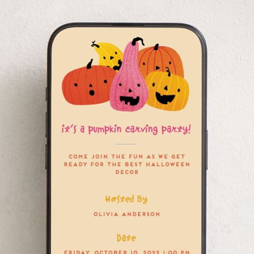 This is a cake online invitations by Claudia Orengo called fun faces printing on digital paper in standard