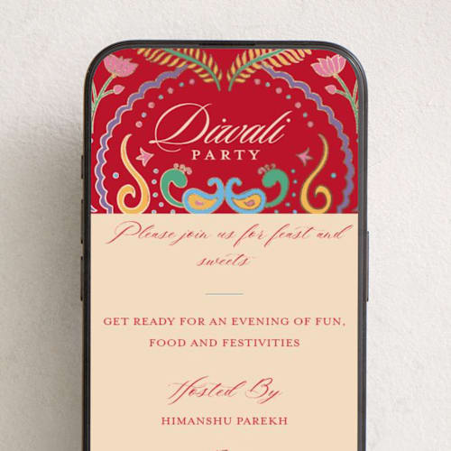 This is a lal online invitations by Creo Study called glam icons printing on digital paper in standard