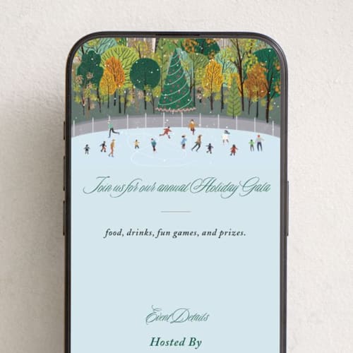 This is a mint online invitations by Sherley Ferreira called new york for the holidays printing on digital paper in standard
