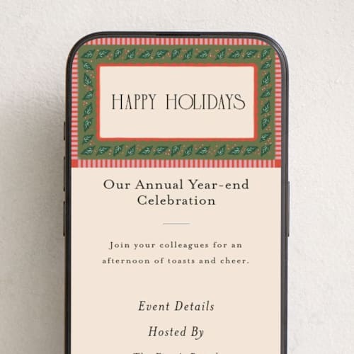 This is a pine needle online invitations by Julie Murray called francie printing on digital paper in standard