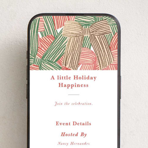 This is a elf shoes online invitations by Anna Elder called bunch of bows printing on digital paper in standard