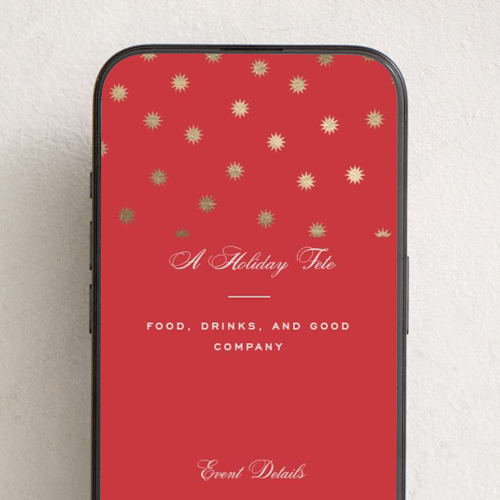 This is a ruby online invitations by Alston Foster called wonder printing on digital paper in standard