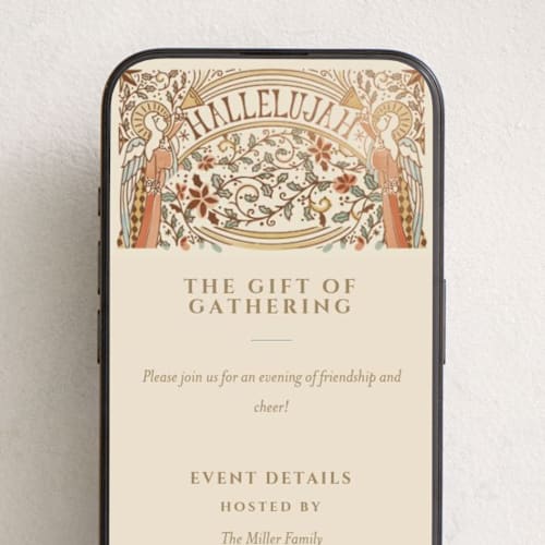 This is a sandy online invitations by Becky Nimoy called angels arch printing on digital paper in standard