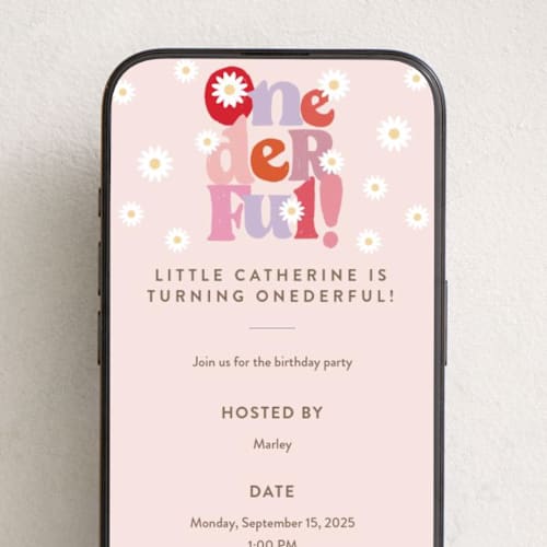 This is a petal online birthday invitations by chocomocacino called lei printing on digital paper in standard