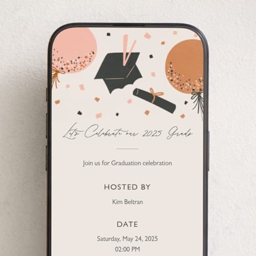 This is a seashell online invitations by Vera Lim called party time printing on digital paper in standard