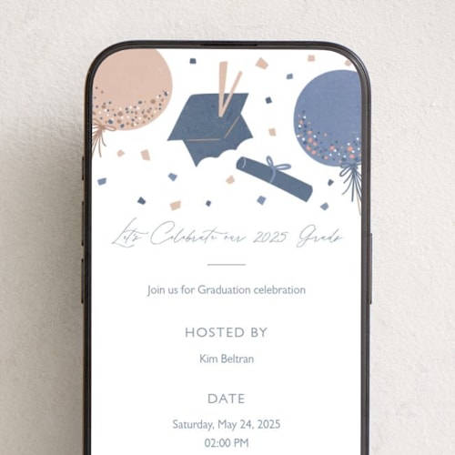 This is a milk online invitations by Vera Lim called party time printing on digital paper in standard