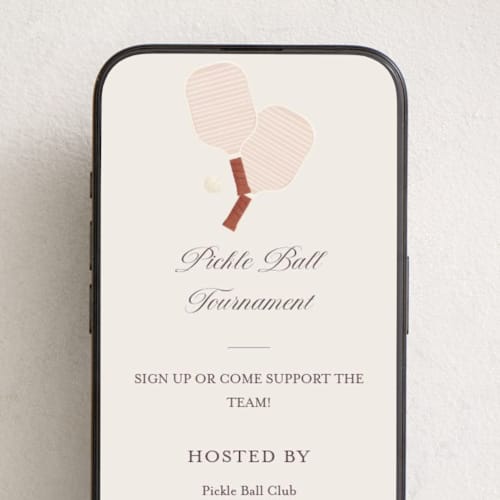 This is a petal online invitations by Gwen Bedat called pickle printing on digital paper in standard