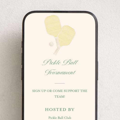This is a sun online invitations by Gwen Bedat called pickle printing on digital paper in standard