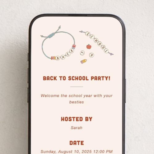 This is a crayon box online invitations by Sai called back to school party! printing on digital paper in standard