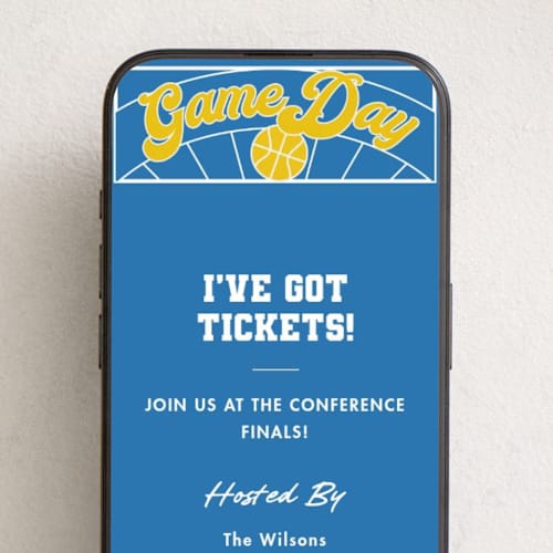 This is a sky online invitations by Becky Nimoy called college basketball printing on digital paper in standard