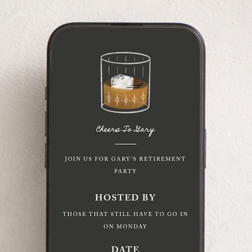 This is a evening online invitations by mo kelley called very chill printing on digital paper in standard