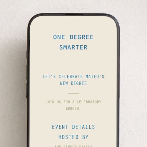 This is a sky online invitations by Owl and Toad called degree printing on digital paper in standard