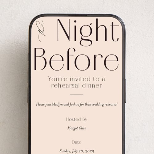 This is a almond online invitations by Morgan Kendall called classic modern printing on digital paper in standard