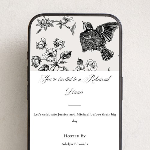 This is a cotton online invitations by Jennifer Postorino called empire printing on digital paper in standard