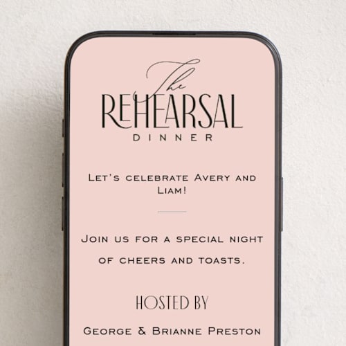 This is a petal online invitations by Louise Kay called formal toasts printing on digital paper in standard