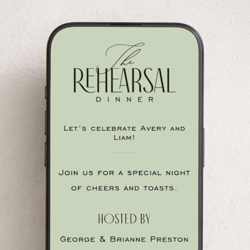 This is a spring online invitations by Louise Kay called formal toasts printing on digital paper in standard