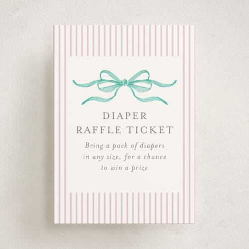 This is a aquamarine baby shower insert cards with standard by Jackie Crawford called tiny topiary printing on signature in standard