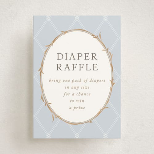 This is a blue skies baby shower insert cards with standard by Erin L. Wilson called disney's snow white someday printing on signature in standard