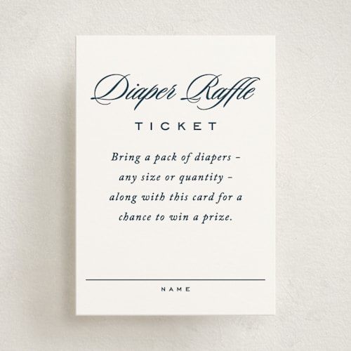 This is a tartan baby shower insert cards with standard by Lea Delaveris called prep printing on signature in standard