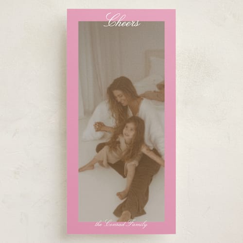 This is a gumdrop holiday photo cards with standard by Baumbirdy called color frame printing on recycled smooth signature in tall