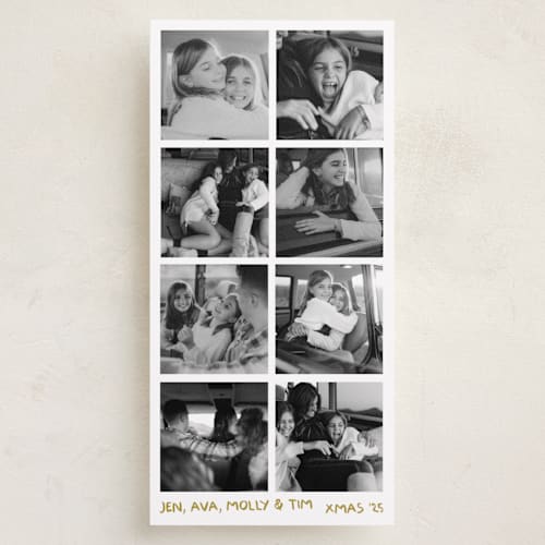 This is a honey holiday photo cards with standard by Inkblot Design called candid printing on recycled smooth signature in tall