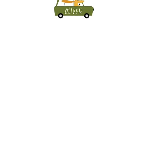 This is a lime kids thank you cards notes with standard by JeAnna Casper called surf printing on signature in standard