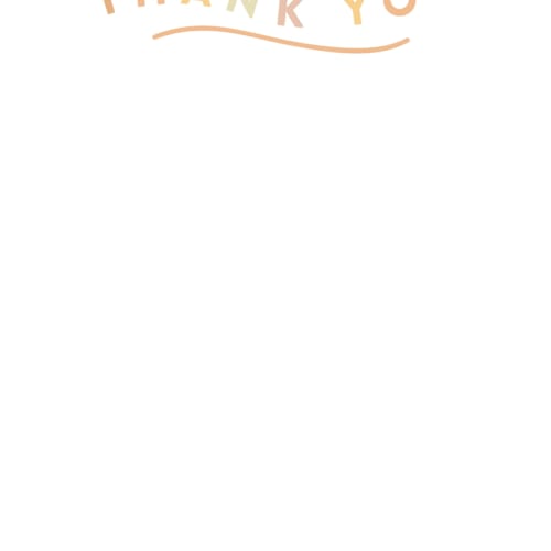 This is a sunset kids thank you cards notes with standard by Kristel called thankful kid printing on signature in standard