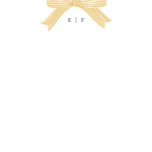 This is a buttercup personalized stationery thank you cards with standard by Paper Raven Co. called delicately printing on signature in 4.25x5.5