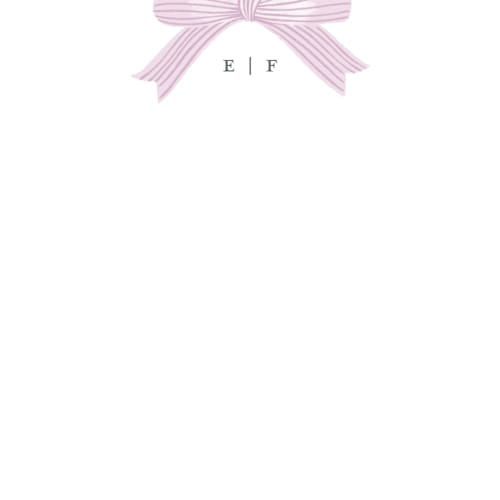 This is a lavender personalized stationery thank you cards with standard by Paper Raven Co. called delicately printing on signature in 4.25x5.5