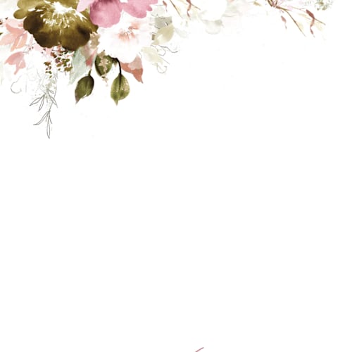 This is a spring personalized stationery thank you cards with standard by Phrosné Barwood called beautiful spring printing on signature in 4.25x5.5