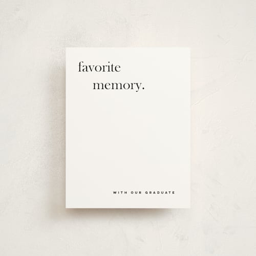 This is a moon graduation insert cards with standard by Bryanna Mehner called crest printing on signature in standard