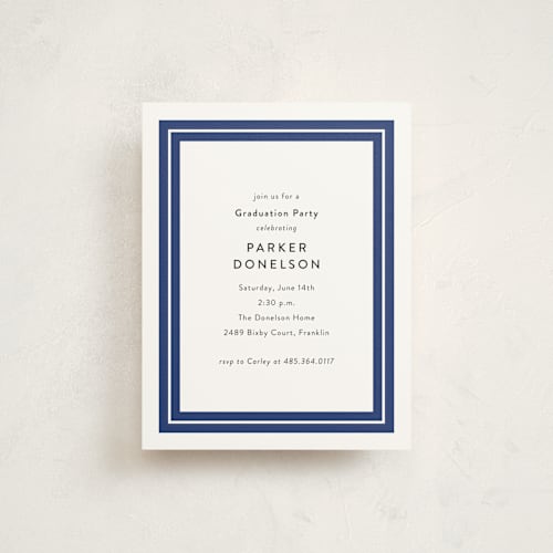 This is a blueberry graduation insert cards with standard by Jessica Williams called class tradition printing on signature in standard