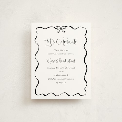 This is a ink graduation insert cards with standard by Cass Loh called quirky fun printing on signature in standard