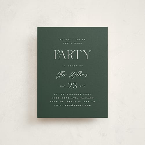 This is a forest graduation insert cards with standard by Kelly Schmidt called troi printing on signature in standard