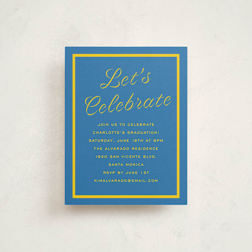 This is a ocean graduation insert cards with standard by Megan Davis called cotillion printing on signature in standard