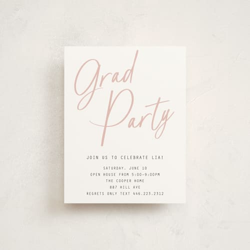 This is a lipstick graduation insert cards with standard by Erin German called signature snapshot printing on signature in standard