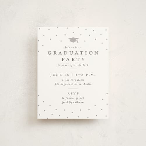 This is a snow graduation insert cards with standard by Sarah Curry called archive printing on signature in standard