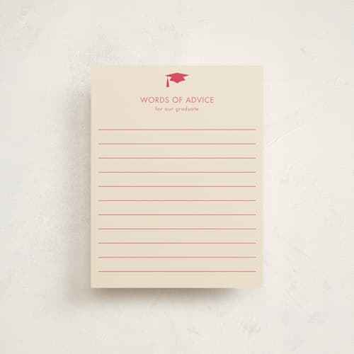 This is a multi graduation insert cards with standard by Megan Cash called confetti drop printing on signature in standard