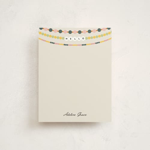 This is a era kids thank you cards notes with standard by Pixel and Hank called note era printing on signature in standard