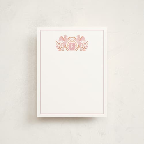 This is a marmalade kids thank you cards notes with standard by Masha Zimovich called unicorn crest printing on signature in standard