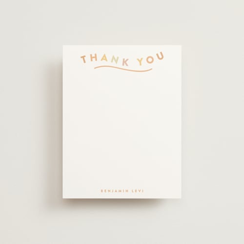 This is a sunset kids thank you cards notes with standard by Kristel called thankful kid printing on signature in standard