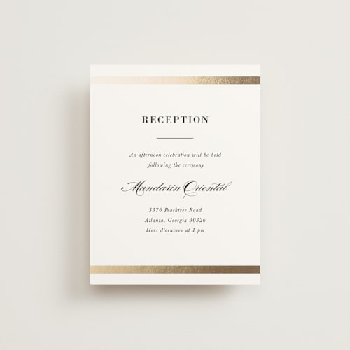 This is a powder bar mitzvah bat mitzvah invitations with foil pressed by Stacey Meacham called classic monogram printing on signature in standard