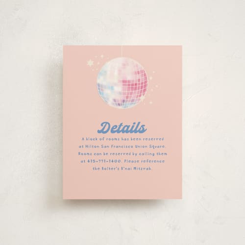 This is a candy bar mitzvah bat mitzvah invitations with standard by Creo Study called to the disco printing on signature in standard