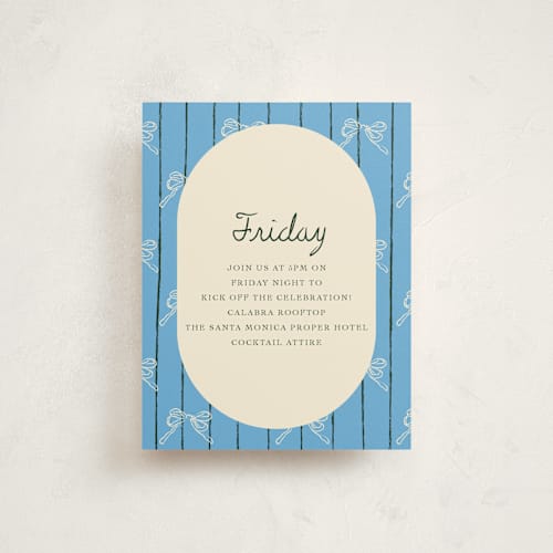This is a forest bar mitzvah bat mitzvah invitations with standard by Aviva Atri called oval bow wreath bat mitzvah 2 printing on signature in standard