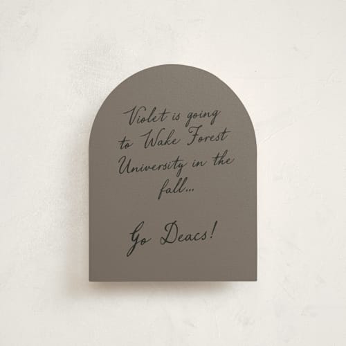 This is a earth graduation insert cards with standard by Sara Hicks Malone called scrapbook printing on signature in standard