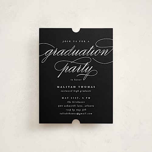 This is a classic graduation insert cards with standard by letterfix called sol printing on signature in standard