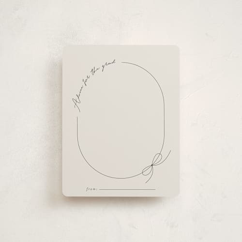 This is a latte graduation insert cards with standard by Blustery August called etna printing on signature in standard