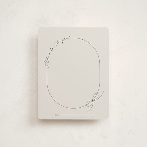 This is a latte graduation insert cards with standard by Blustery August called etna printing on signature in standard