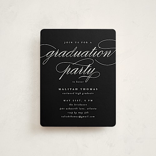 This is a classic graduation insert cards with standard by letterfix called sol printing on signature in standard