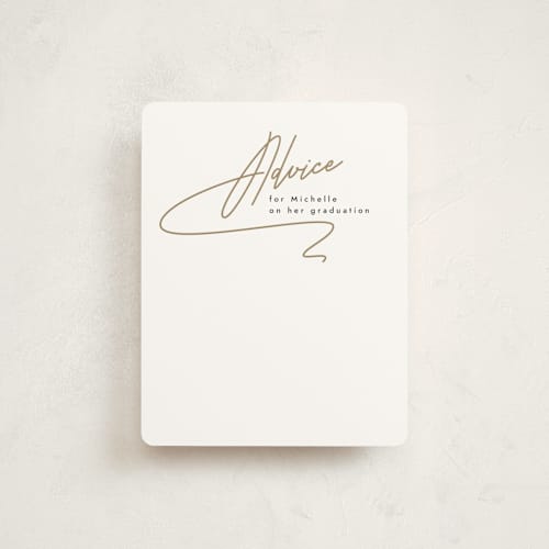 This is a treasure graduation insert cards with standard by letterfix called tassel toss printing on signature in standard